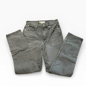 Madewell Perfect Vintage jeans in a gray wash size 26